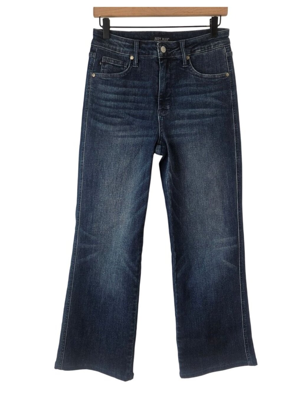 Judy Blue Straight Fit Jeans Dark Wash Stretch Women's 7/28